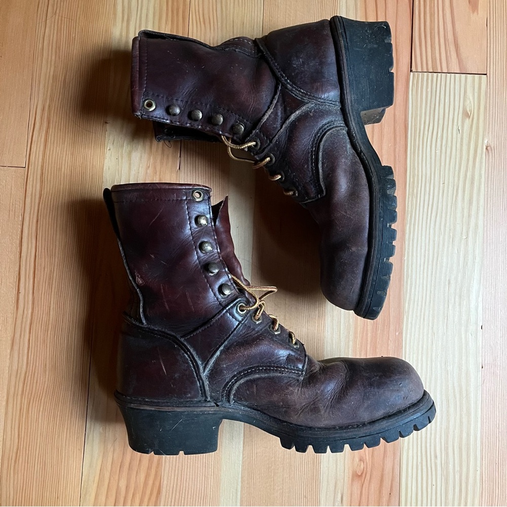 Georgia Boot Brown Leather Boots